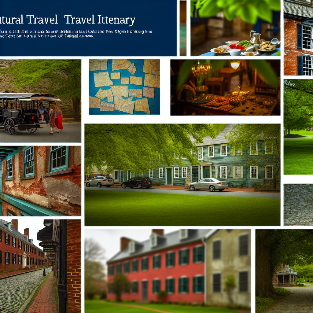 Historic East Coast Towns Cultural Travel Itinerary